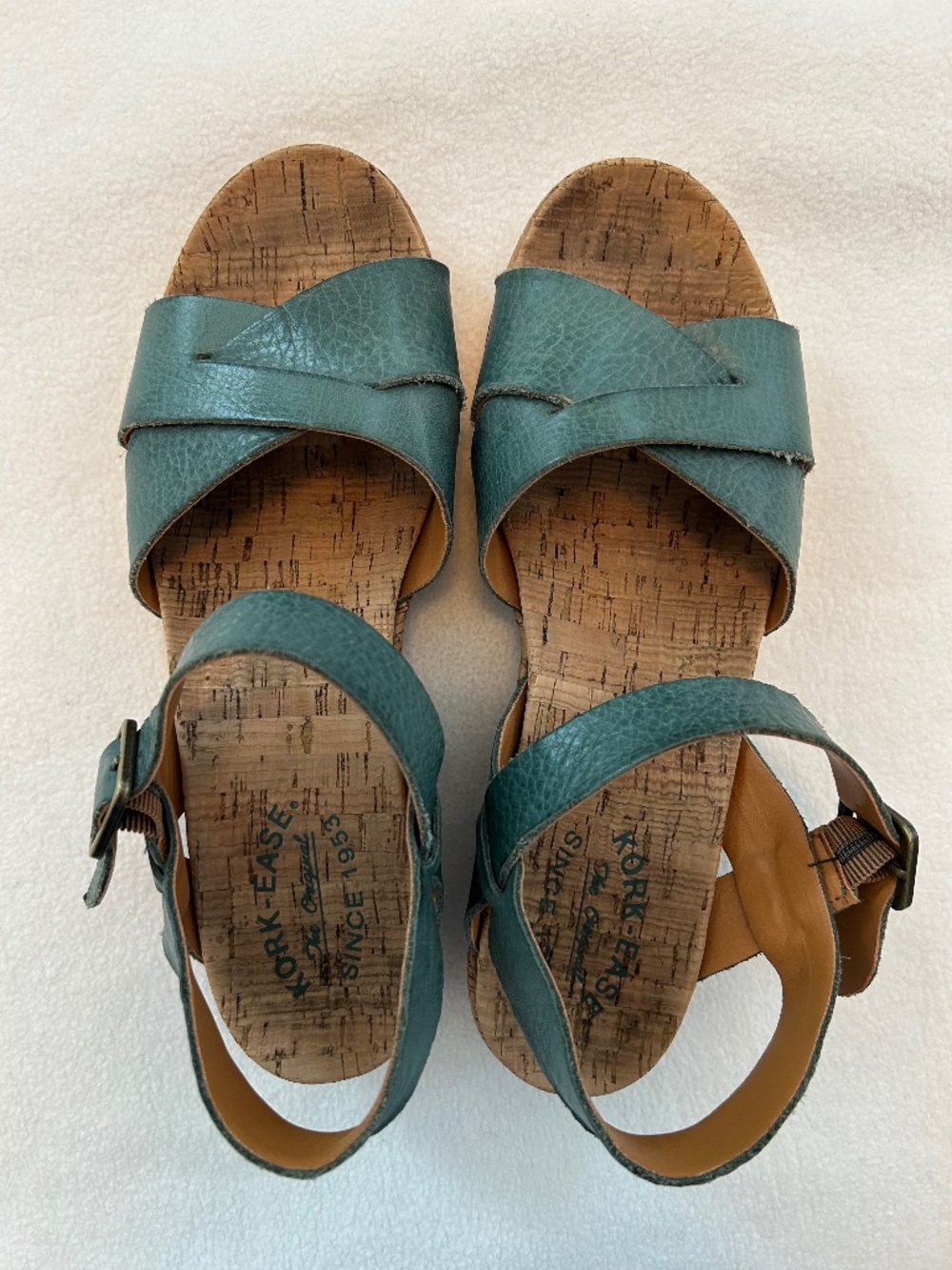 Korkease Turquoise Sandals
